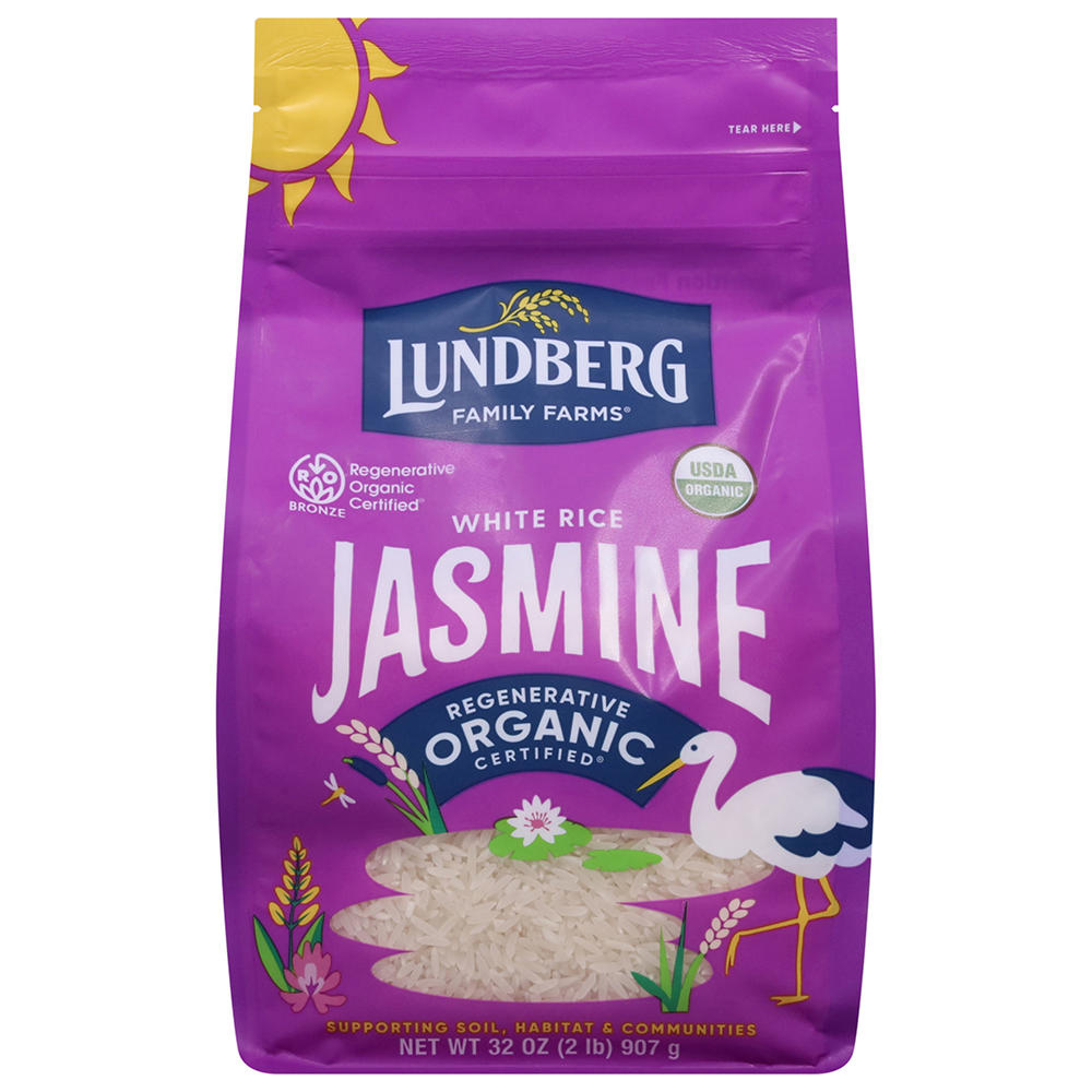 Lundberg Organic California White Jasmine Rice, 2 lb