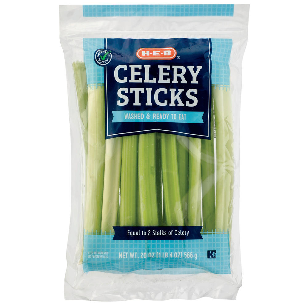 H-E-B Fresh Celery Sticks, 20 oz