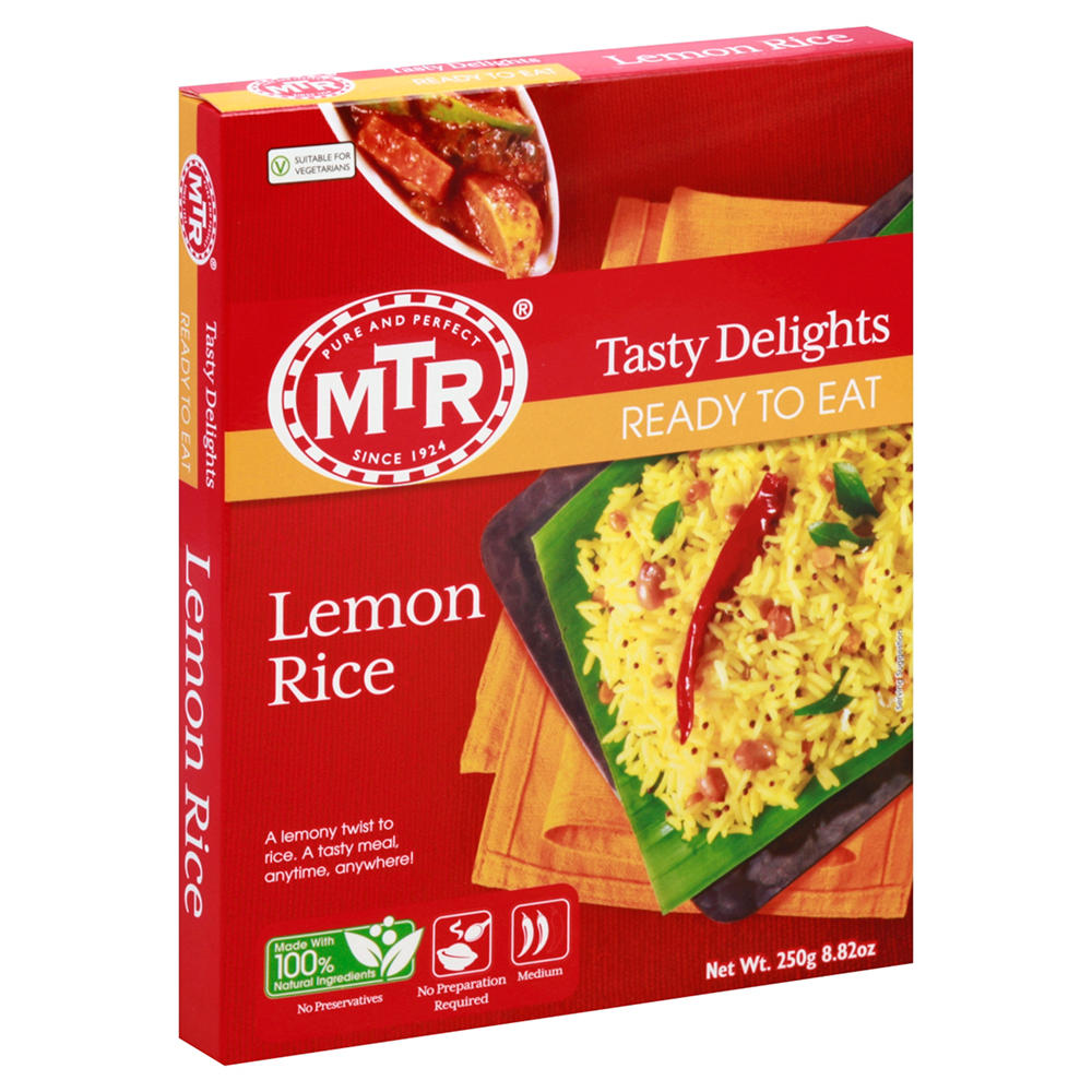 MTR Tasty Delights Ready to Eat Lemon Rice, 8.8 oz