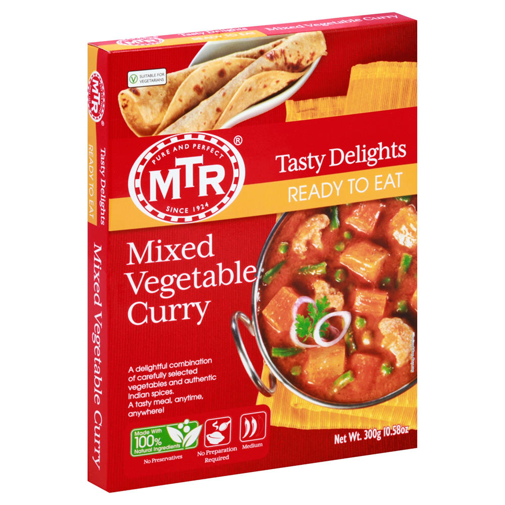 MTR Ready to Eat Mixed Vegetable Curry, 10.58 oz