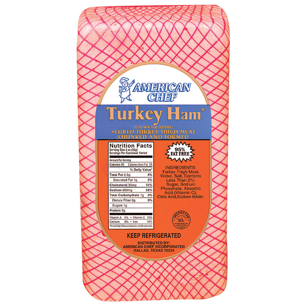 American Chef Turkey Ham, Sliced, lb