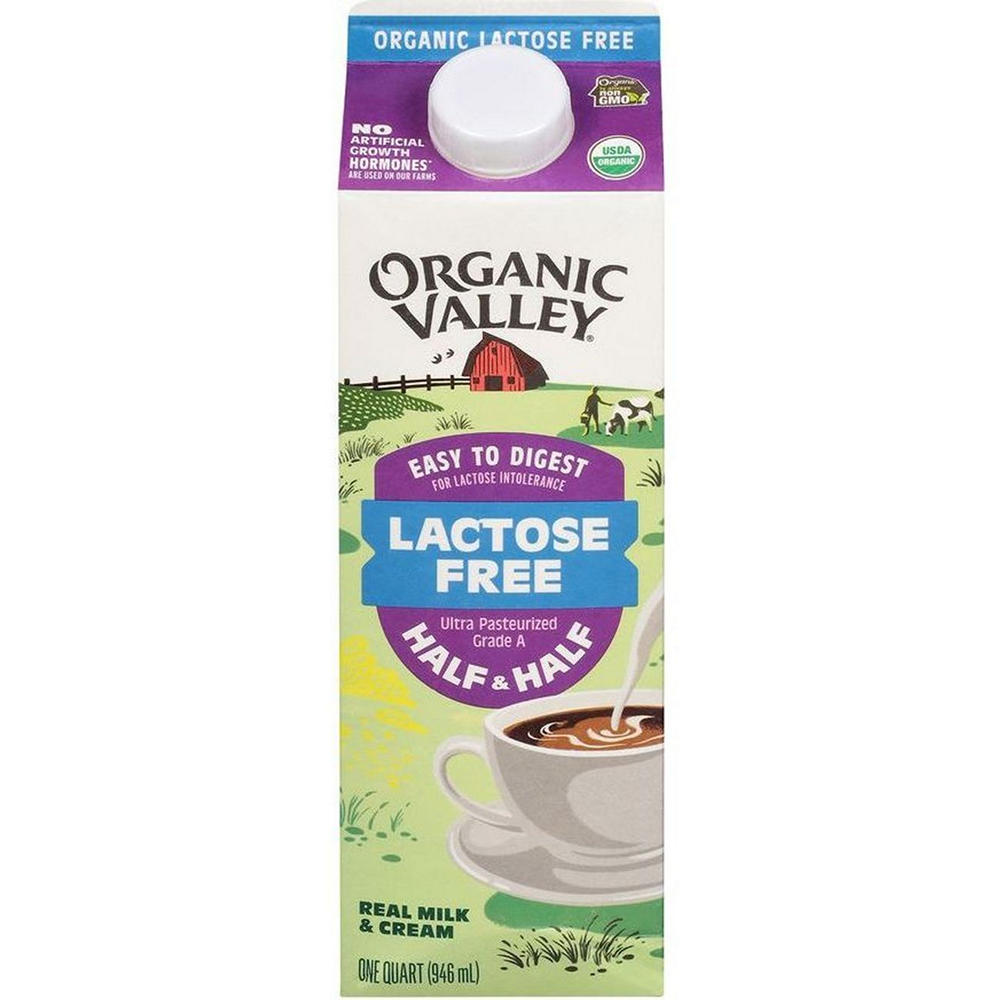 Organic Valley Lactose Free Half & Half, 32 oz