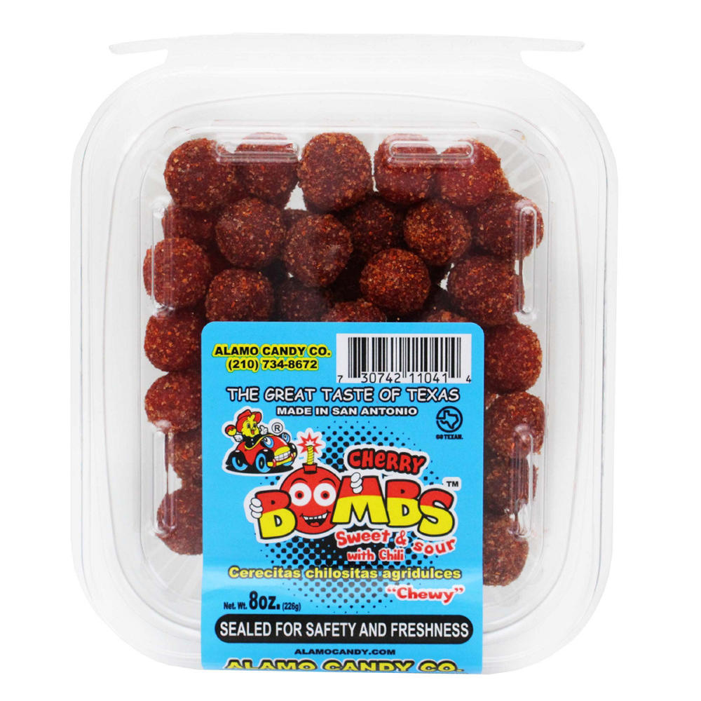 Alamo Candy Co. Cherry Bombs Tub, 8 oz