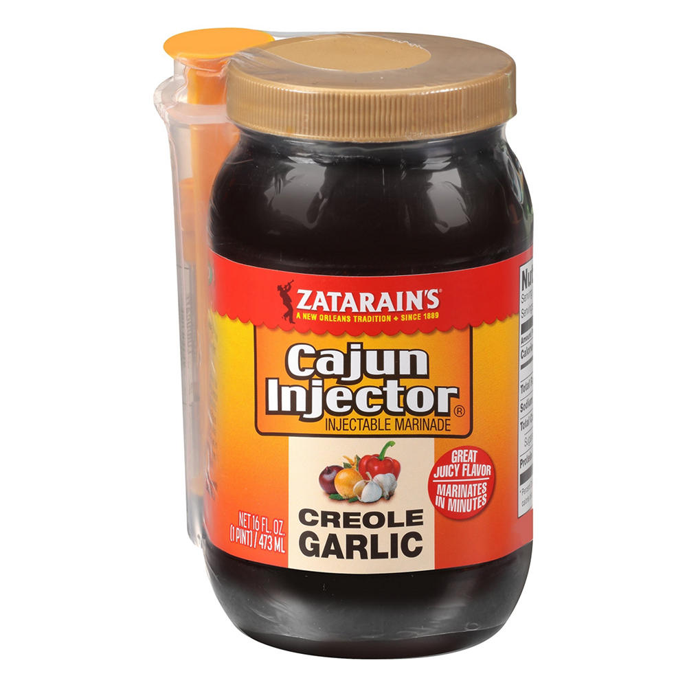 Cajun Injector Creole Garlic Injectable Marinade, 16 oz