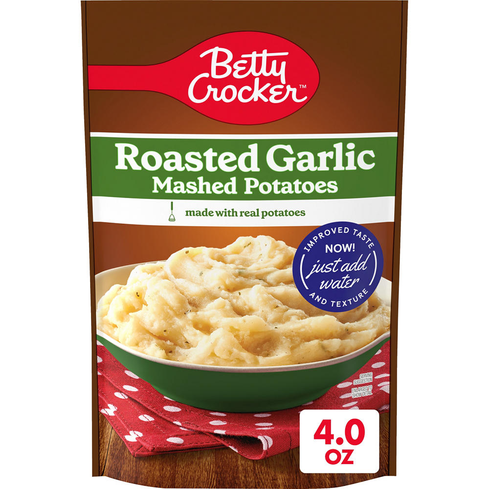 Betty Crocker Roasted Garlic Mashed Potatoes, 4 oz