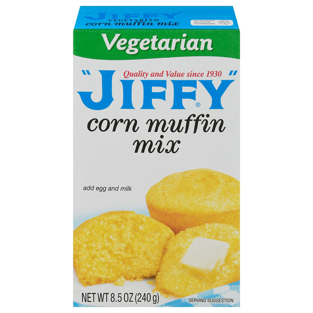 Jiffy Vegetarian Corn Muffin Mix, 8.5 oz
