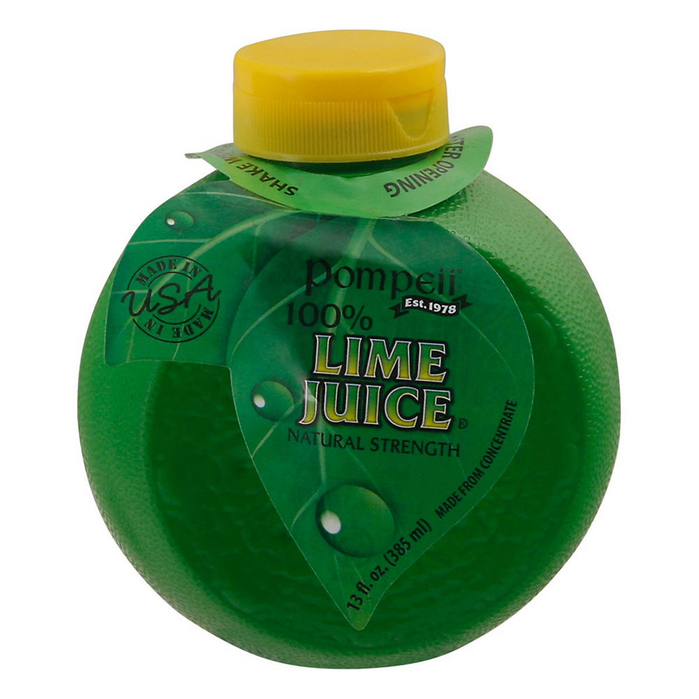 Pompeii 100% Lime Juice, 13 oz