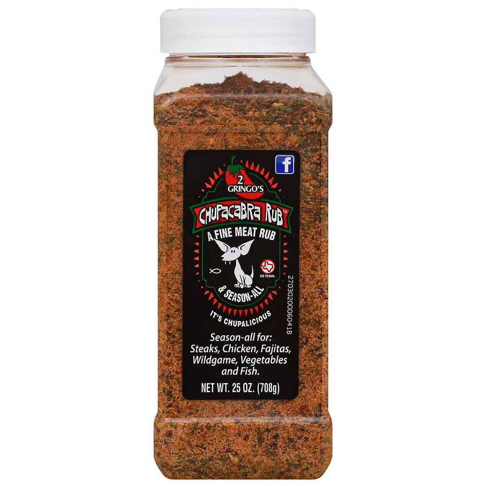 2 Gringo's Chupacabra Season-All Rub, 25 oz