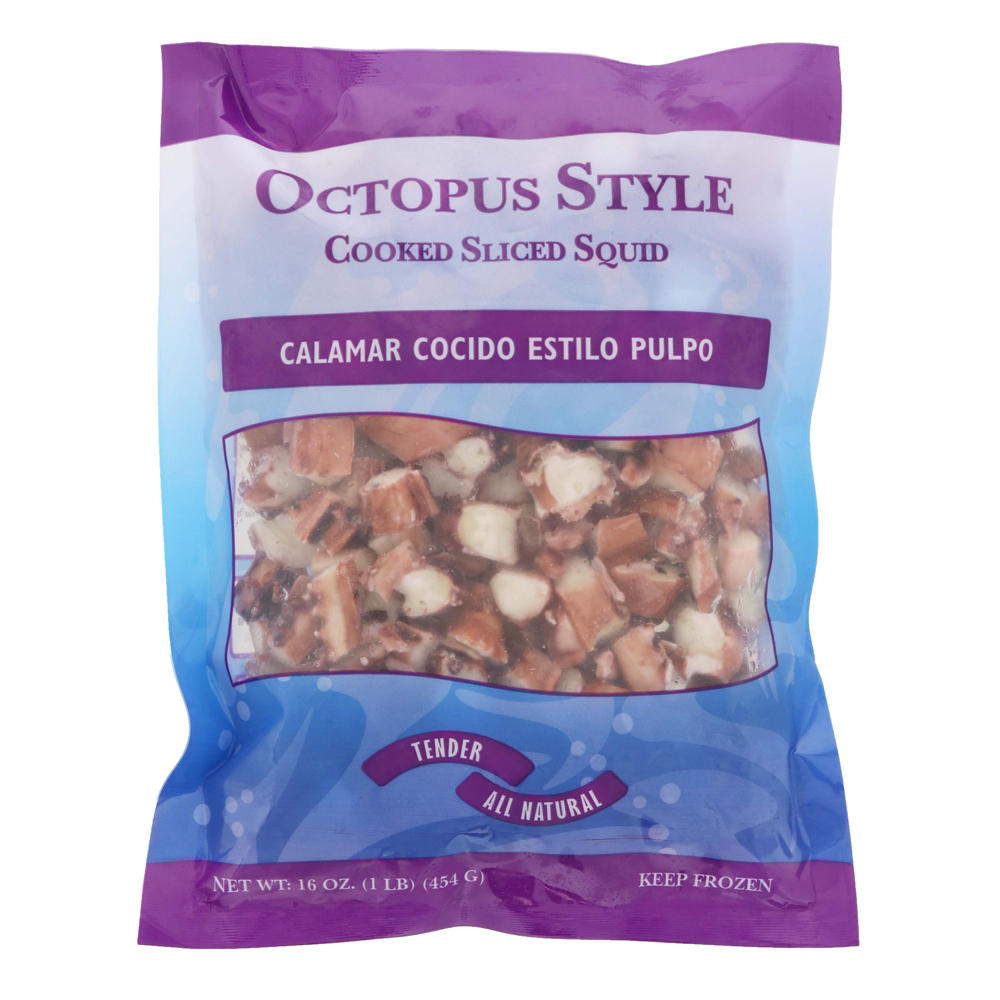 Frozen Cooked Calamari, Sliced, 16 oz