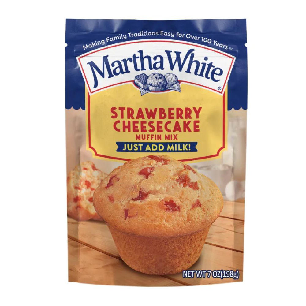 Martha White Strawberry Cheesecake Muffin Mix, 7 oz