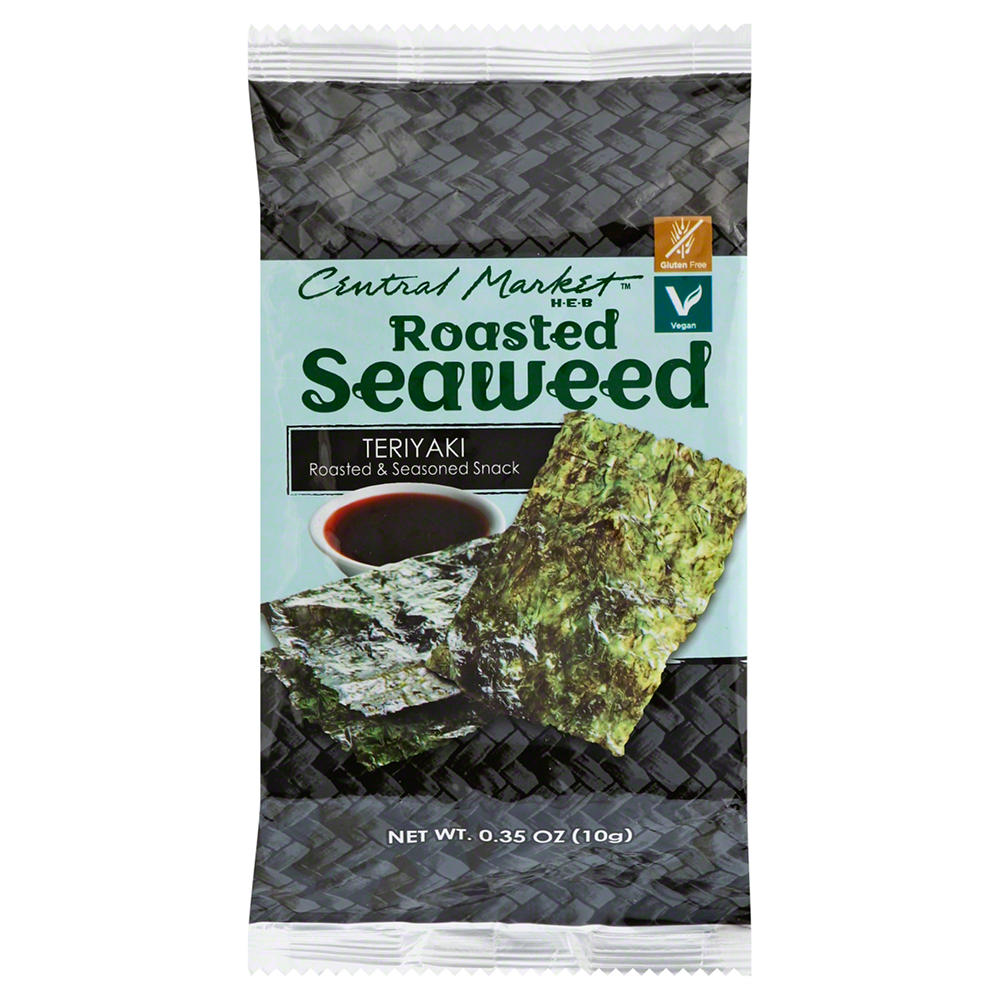 Central Market Teriyaki Roasted Seaweed, 0.35 oz