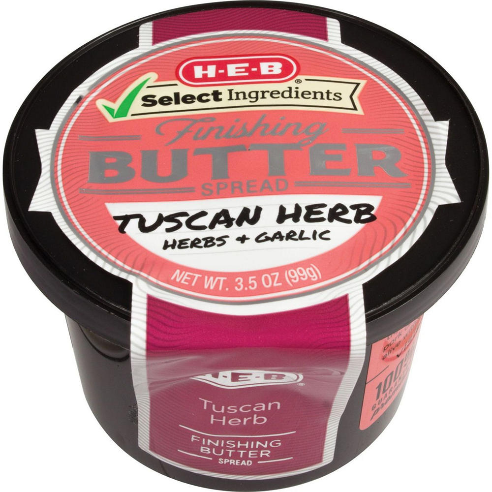 H-E-B Tuscan Herb Finishing Butter Spread, 3.5 oz