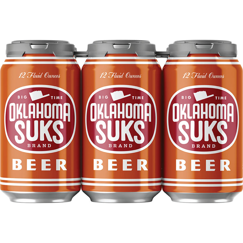 Independence Oklahoma Suks American Amber Ale Craft Beer 6 pk Cans, 12 oz