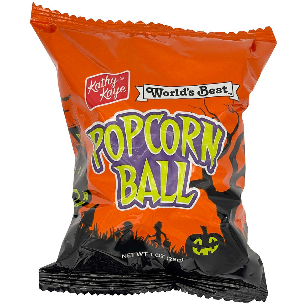 Kathy Kaye Halloween Popcorn Ball, 1 oz