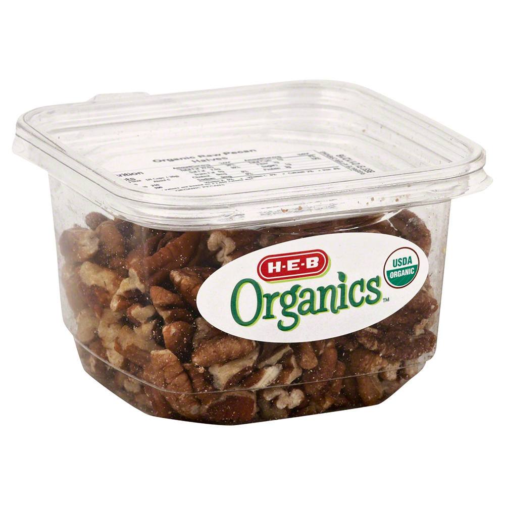 H-E-B Organics Raw Pecan Halves, 6.3 oz