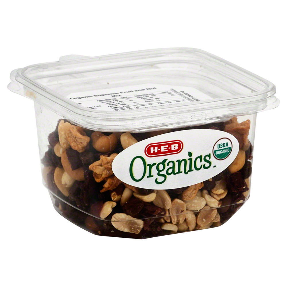 H-E-B Organics Supreme Fruit & Nut Mix, 8.40 oz