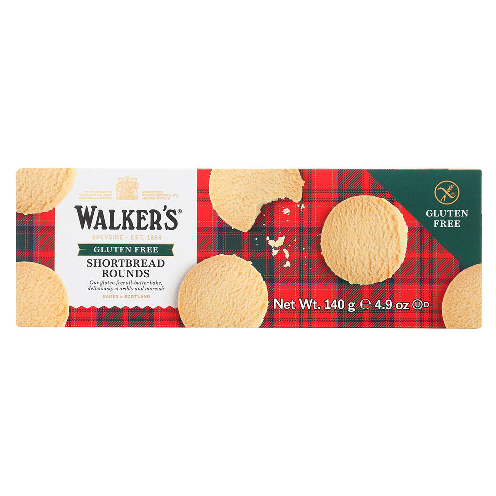 Walker's Gluten Free Pure Butter Shortbread Cookies, 4.9 oz