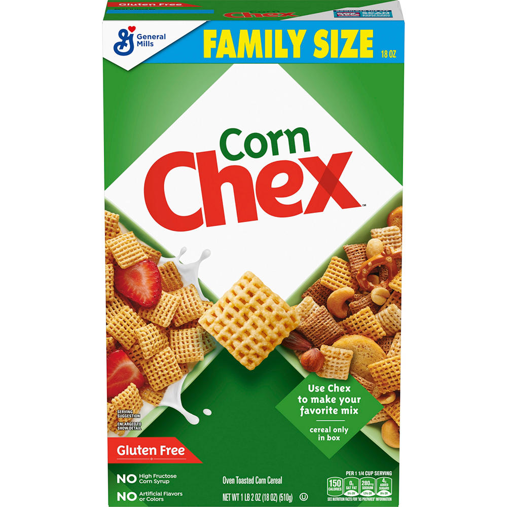 General Mills Corn Chex Cereal, 18 oz