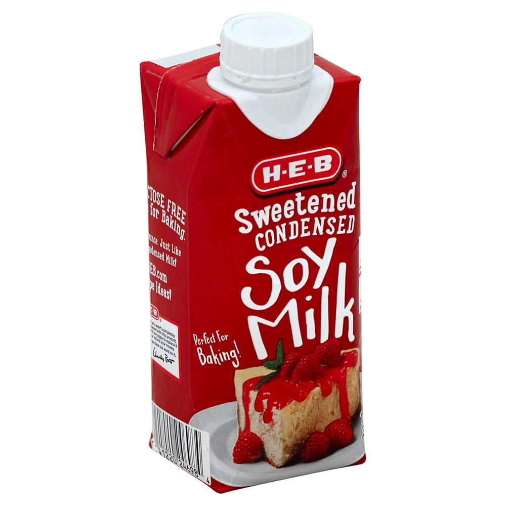H-E-B Lactose Free Sweetened Condensed Soy Milk, 11.2 oz