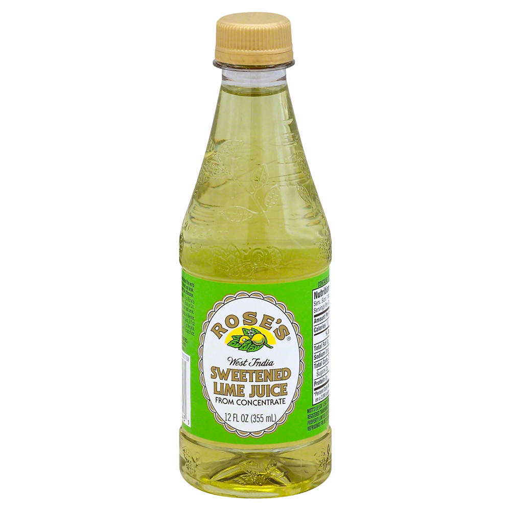 Rose's Sweetened Lime Juice, 12 oz