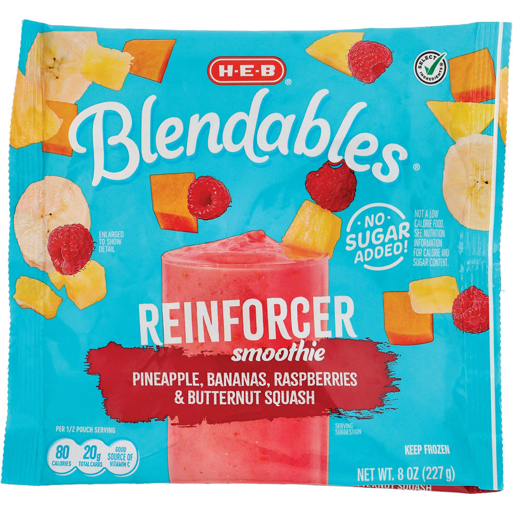 H-E-B Blendables Reinforcer Smoothie, 8 oz