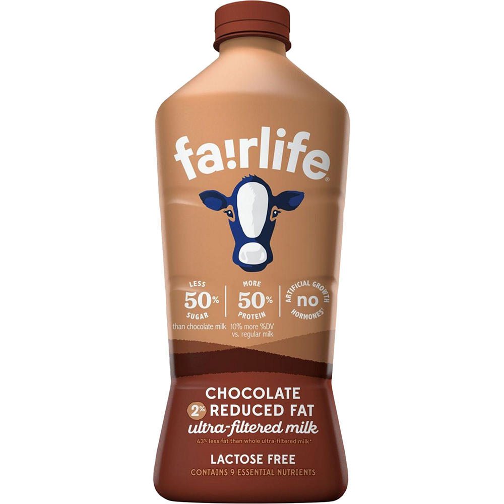 fairlife Lactose Free 2% Reduced Fat Ultra-Filtered Chocolate Milk, 52 oz