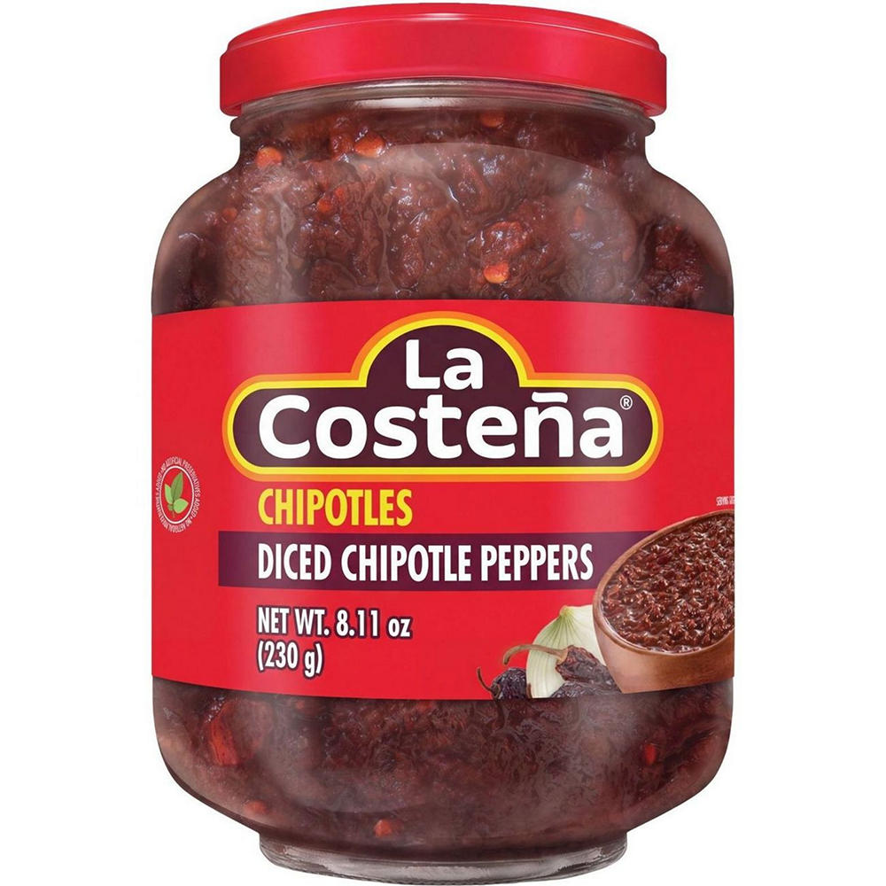 La Costena Diced Chipotle Peppers, 8.11 oz