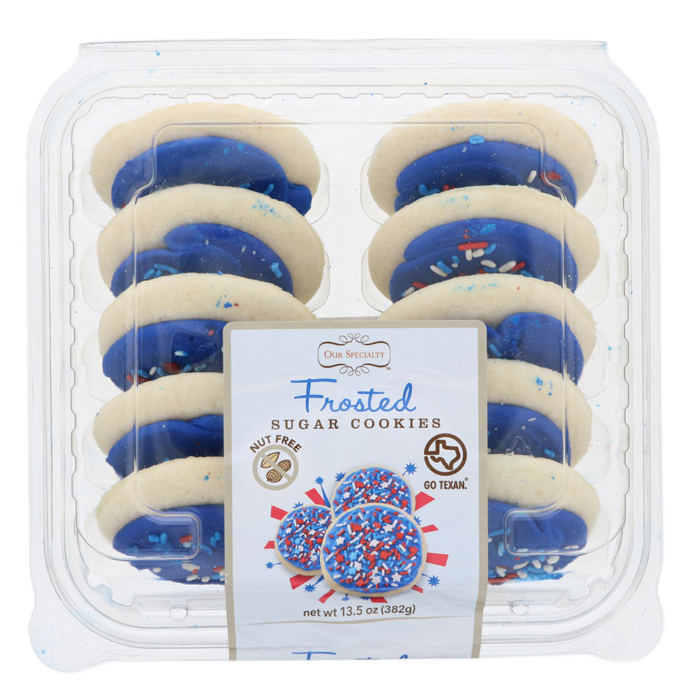 Rich's Patriotic Blue Frosted Cookies, 10 ct