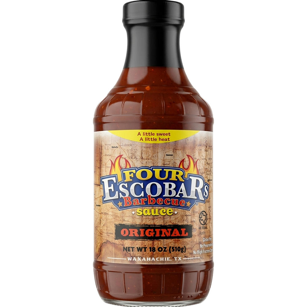 Four Escobars Original Barbecue Sauce, 18 oz