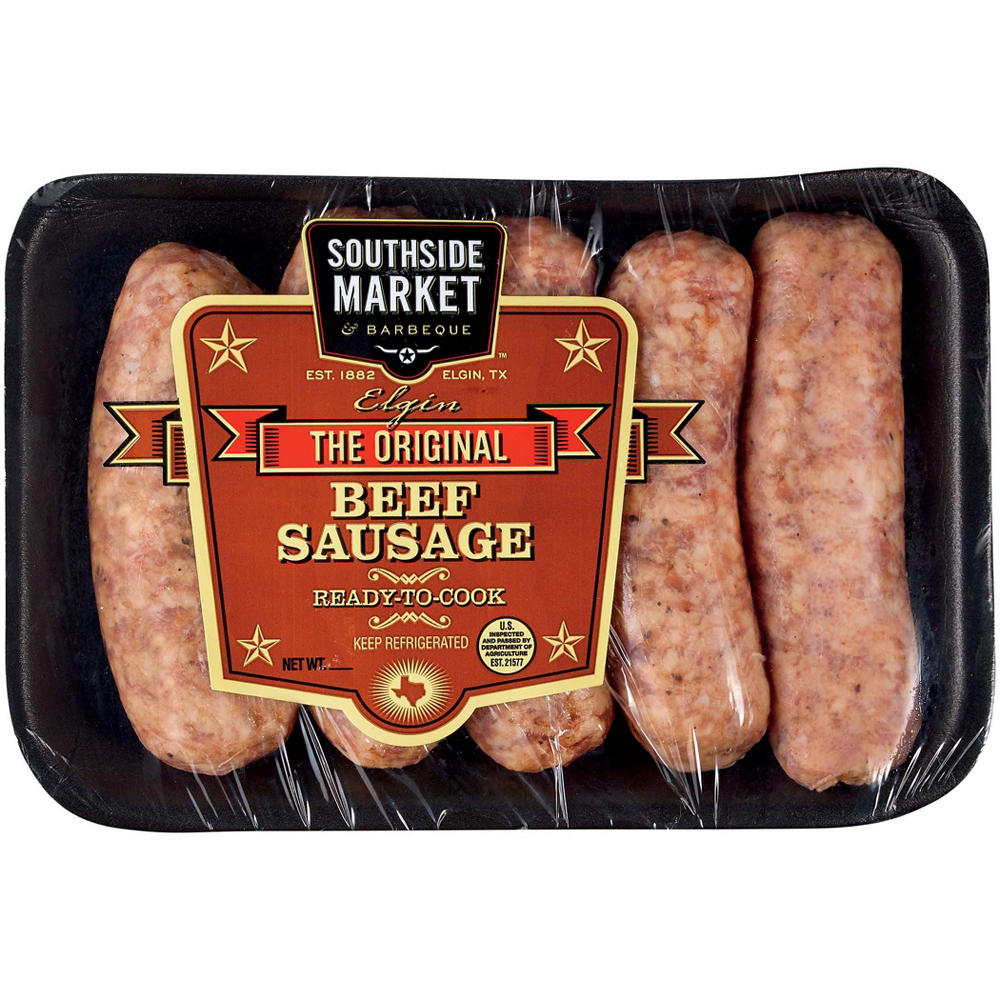Southside Market & Barbeque Beef Sausage - Original, 5 ct