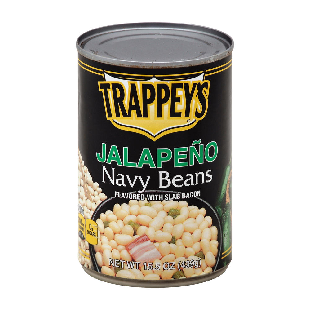 Trappey's Jalapeno Navy Beans With Bacon, 15.5 oz