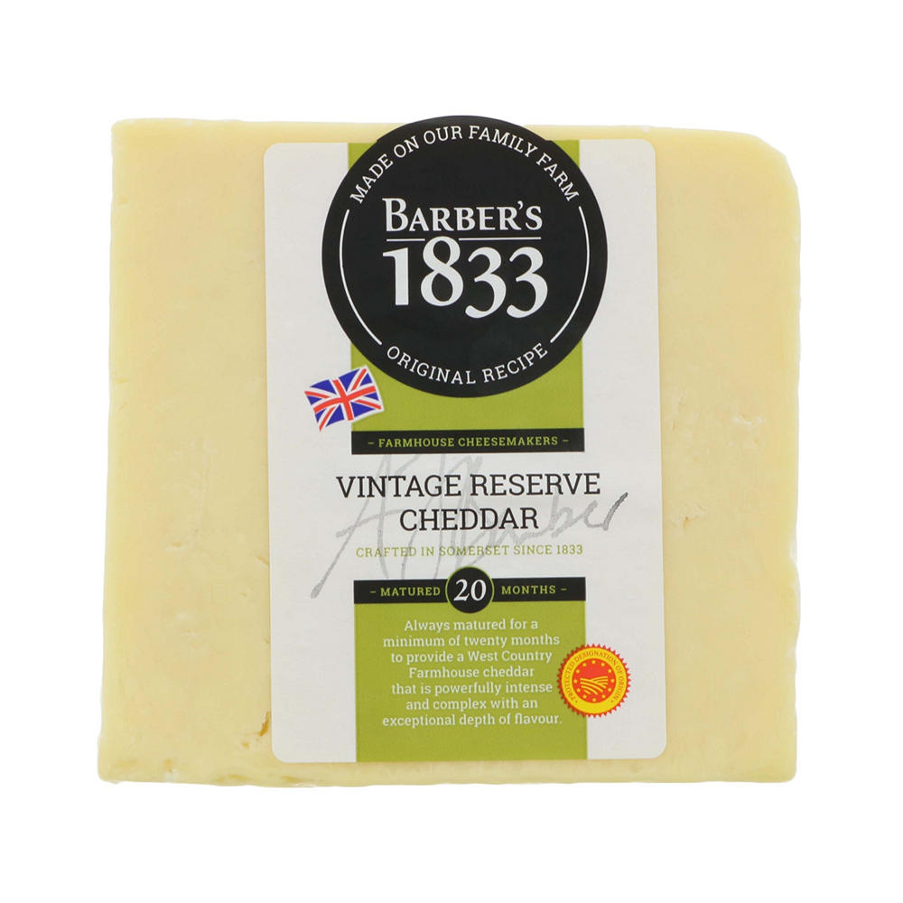 Somerdale Barber's 1833 Vintage Reserve Cheddar Cheese, Avg. 0.4 lb