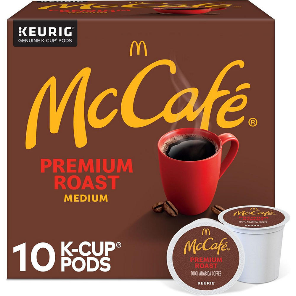 McCafe Premium Roast Medium Roast Single Serve Coffee K Cups, 10 ct