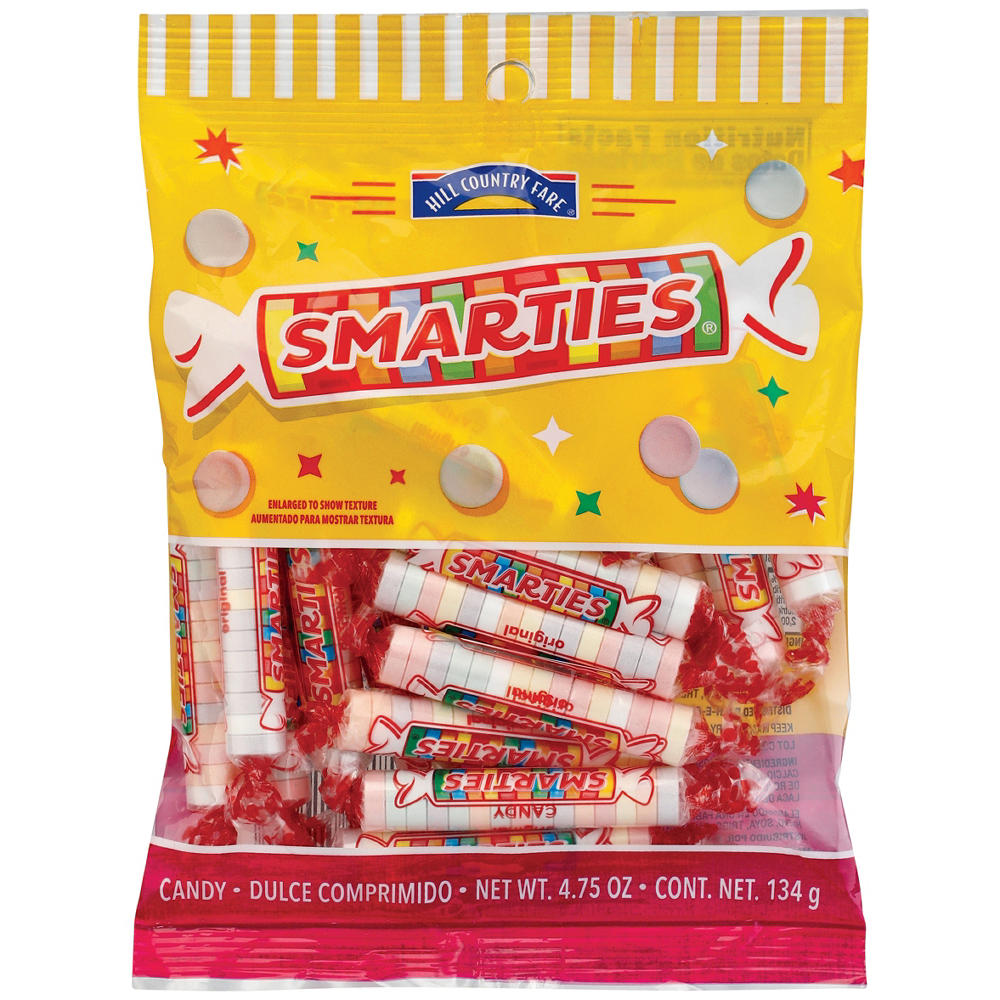 Hill Country Fare Smarties Candy, 4.75 oz