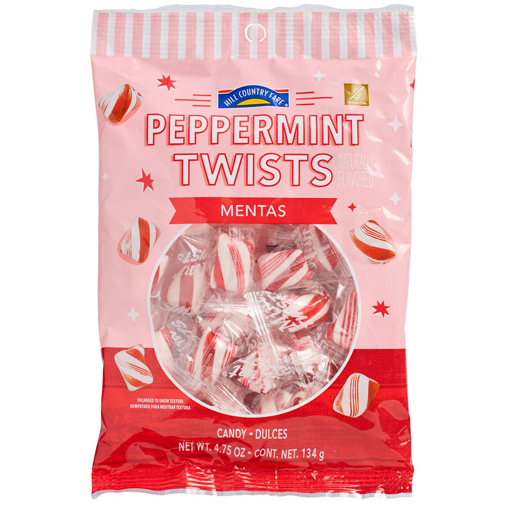 Hill Country Fare Peppermint Twists, 4.75 oz