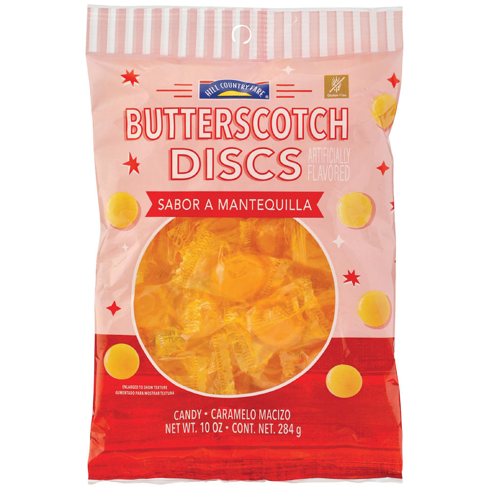 Hill Country Fare Butterscotch Discs, 10 oz