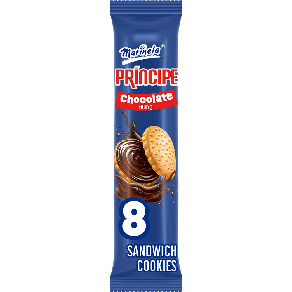 Marinela Príncipe Chocolate Sandwich Cookies, 8 ct