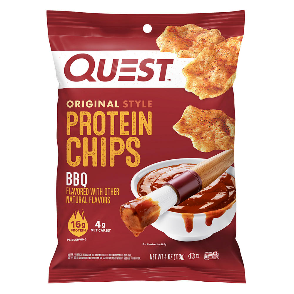 Quest 16g Protein Chips - BBQ, 1.1 oz