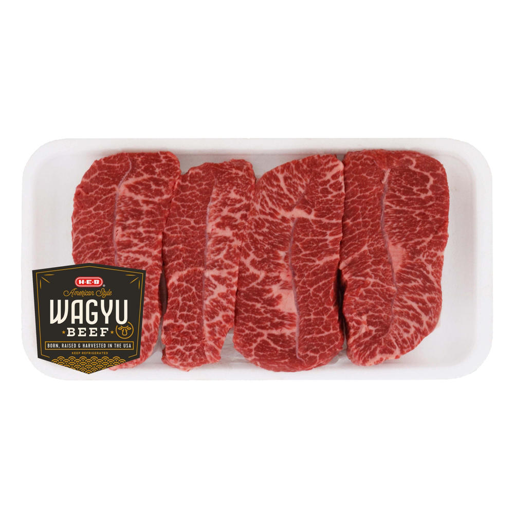 H-E-B American Style Wagyu Beef Top Blade Steak, Avg. 1.0 lb