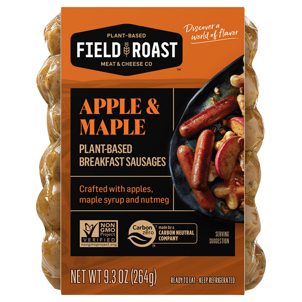 Field Roast Plant-Based Breakfast Sausage Links - Apple Maple, 9.3 oz