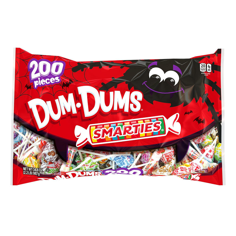Dum-Dums & Smarties Assorted Halloween Candy, 200 pc