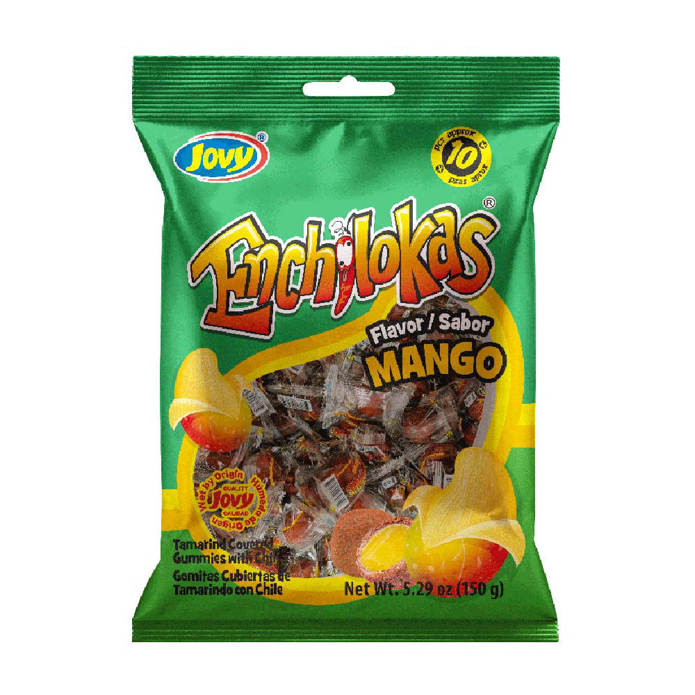 Jovy Mango Flavor Enchilokas, 5.29 oz