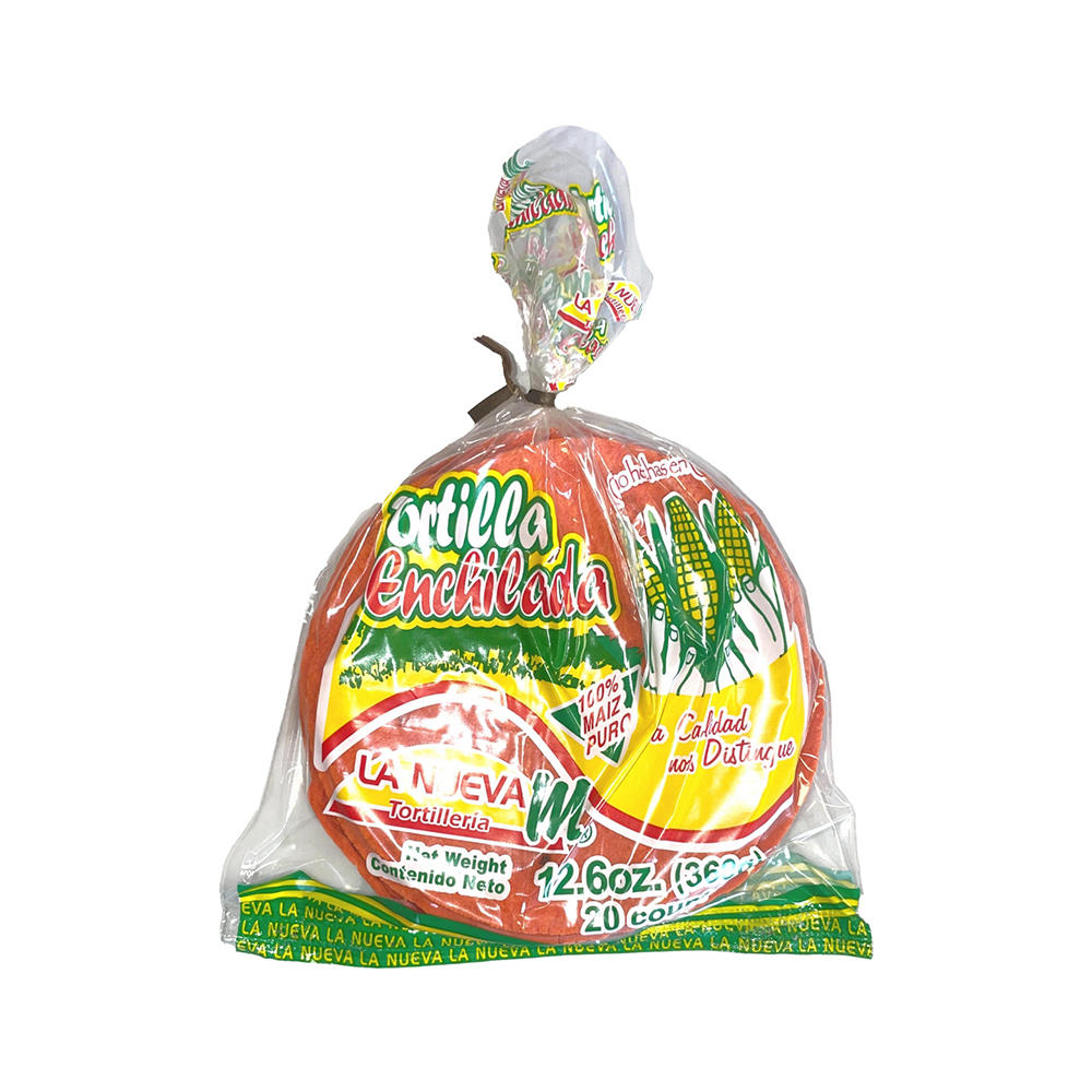 La Nueva Tortilleria Enchilada Red Corn Tortillas, 20 ct