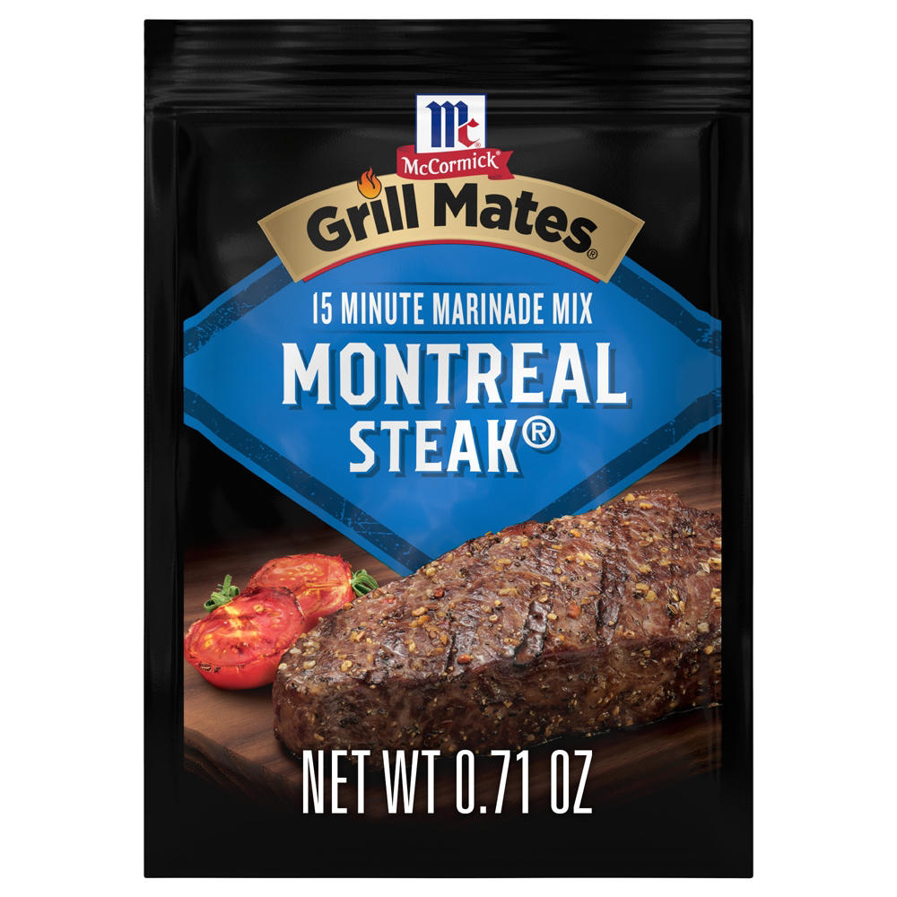 McCormick Grill Mates Montreal Steak Marinade Seasoning Mix, 0.71 oz