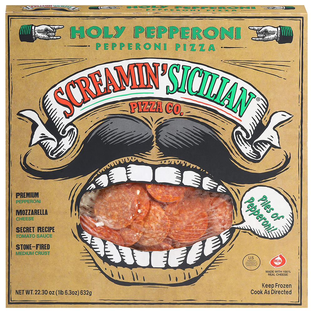 Screamin' Sicilian Holy Pepperoni Pizza, 22.3 oz