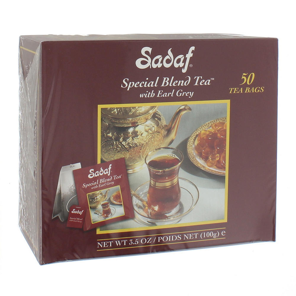 Sadaf Special Blend Tea Bags with Earl Grey, 50 ct