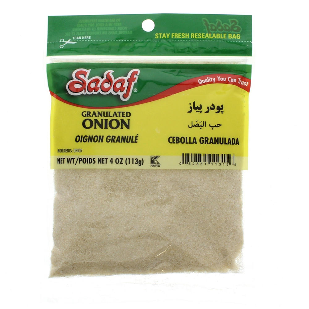 Sadaf Granulated Onion, 4 oz