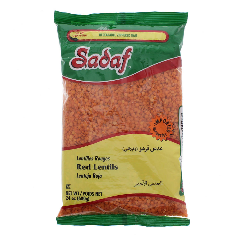 Sadaf Red Lentils, 24 oz