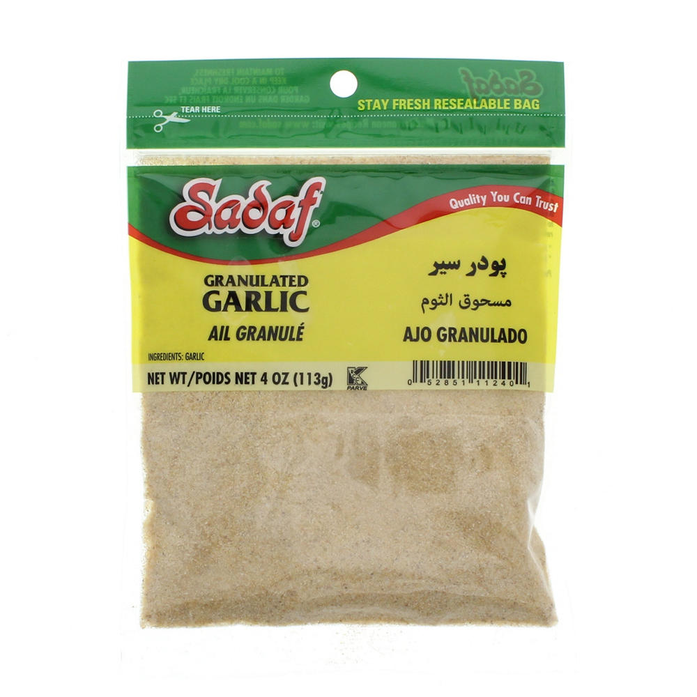 Sadaf Granulated Garlic, 4 oz
