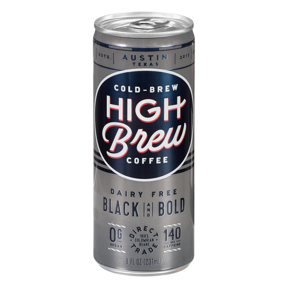 High Brew Black & Bold Dairy Free Coffee, 8 oz